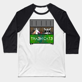 Trash Cats Dumpster Shirt Baseball T-Shirt